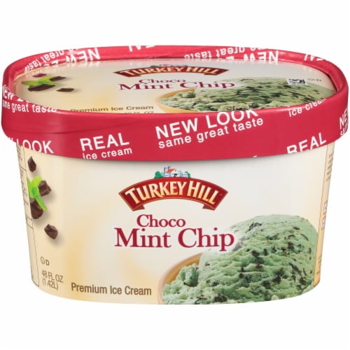 Turkey Hill Choco Mint Chip Ice Cream 48 oz