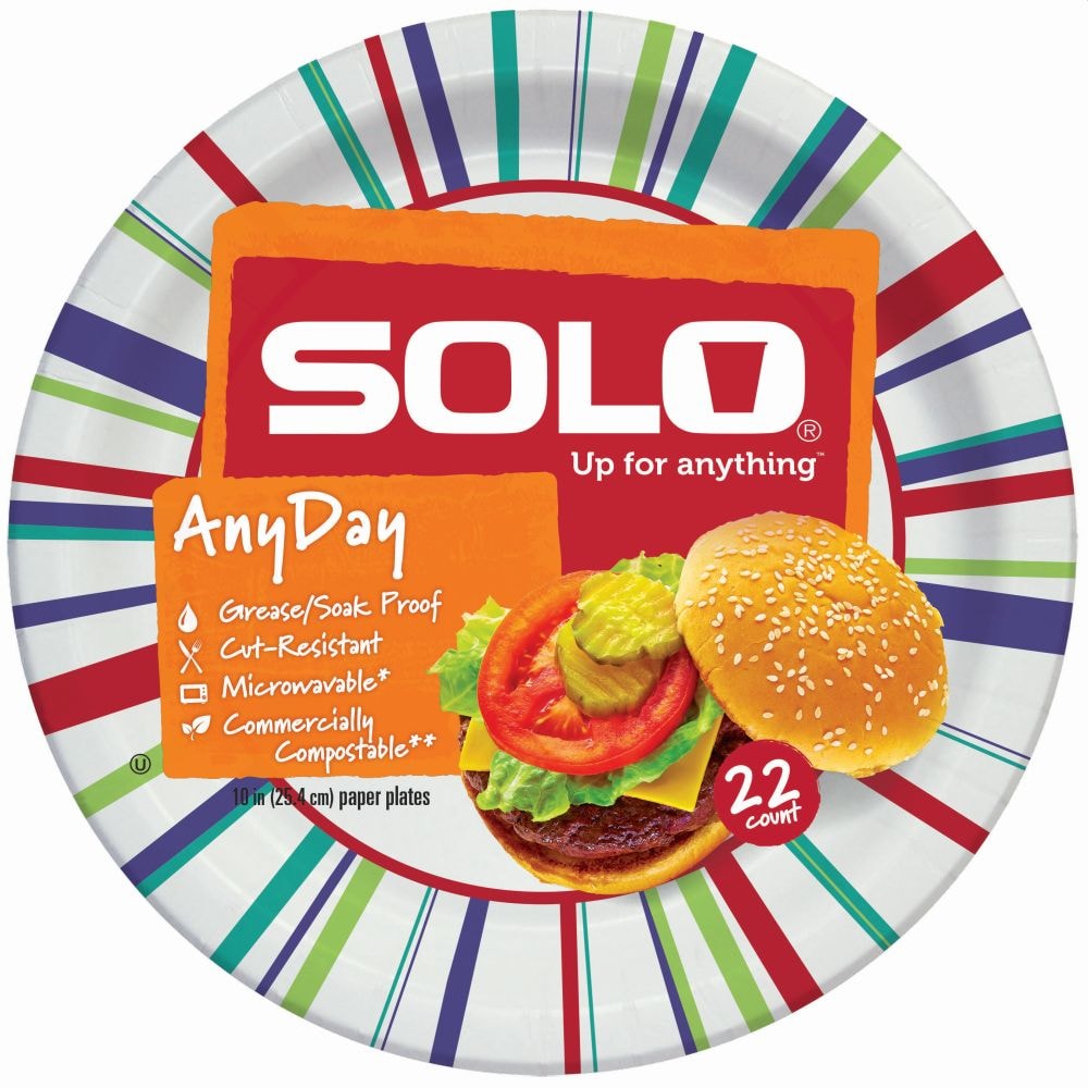 Solo Anyday Paper Plates 22ct