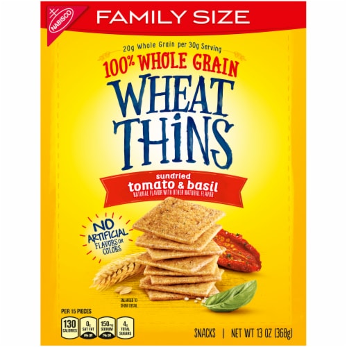 Wheat Thins Tomato & Basil Family Size 13 oz