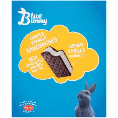 Blue Bunny Vanilla Ice Cream Sandwiches 9ct