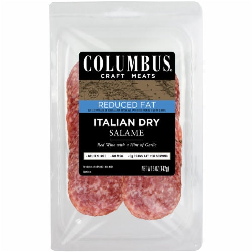 Columbus Italian Dry Salame Reduced Fat 5 oz