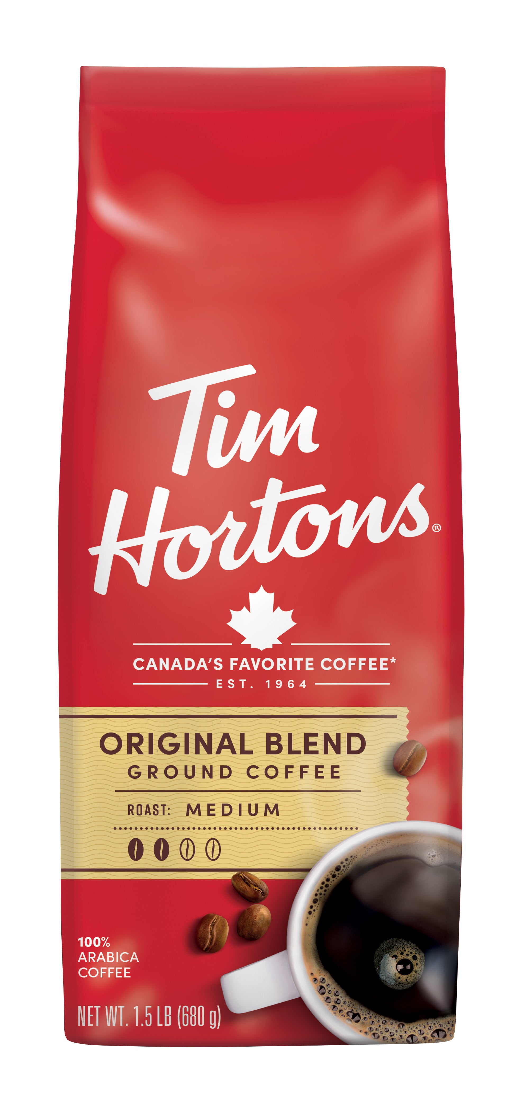 Tim Hortons Original Blend Ground Coffee 24 oz