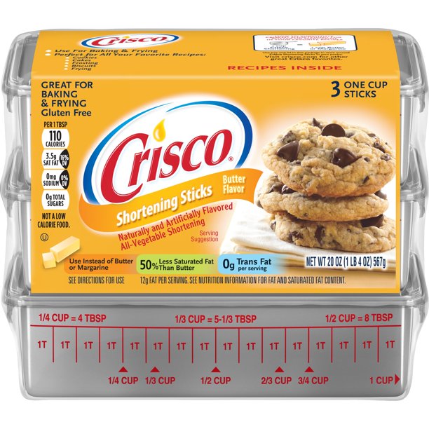 Crisco Butter Shortening Sticks 20 oz