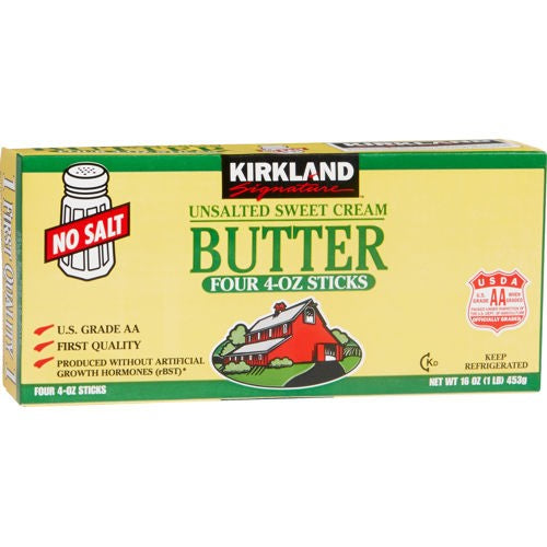 Butter, Unsalted - 16 oz - All Brands