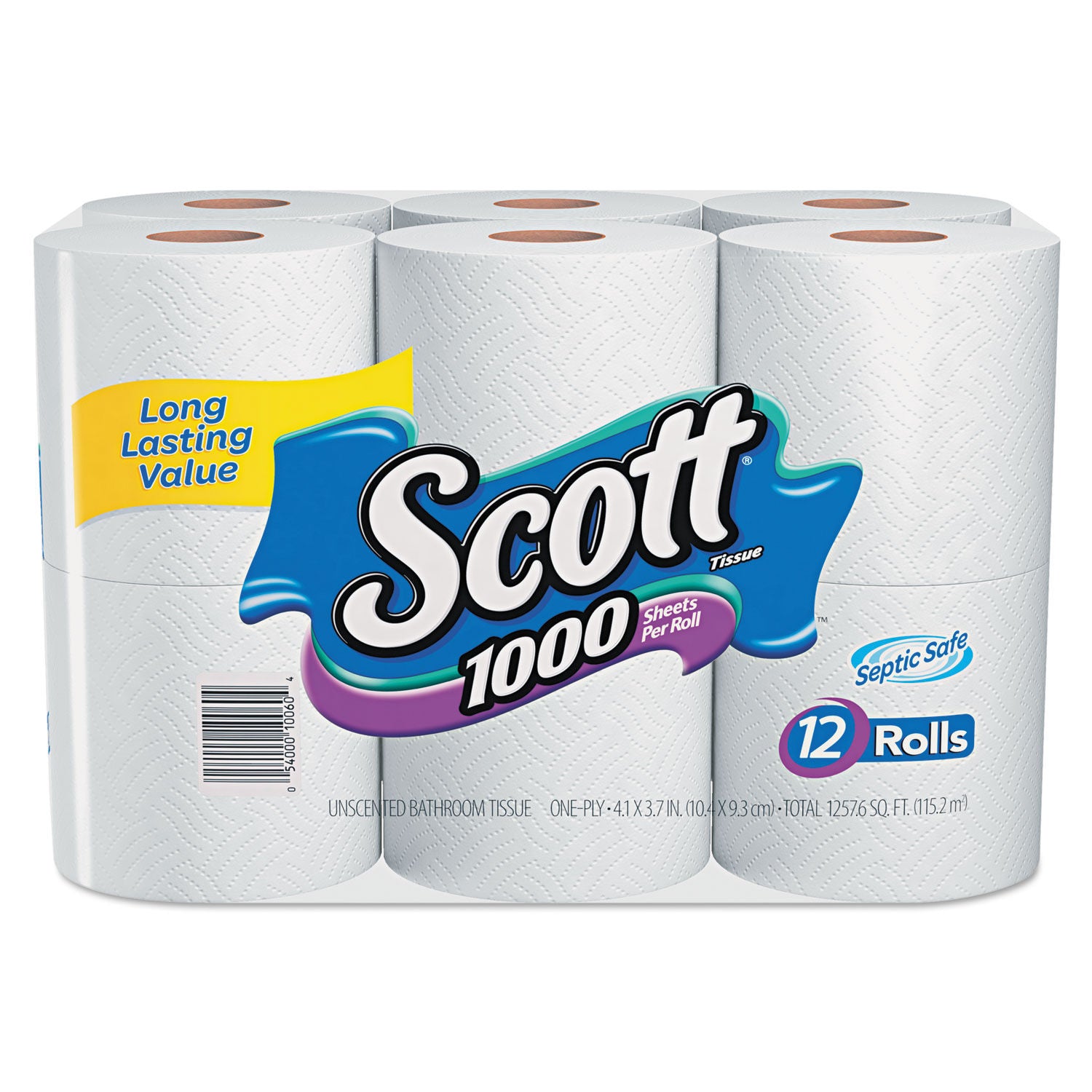 Scott 1-ply Bath Tissue - 12 pk