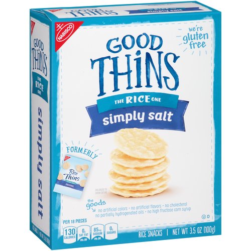 Good Thins Simply Salt Rice Crackers 3.5 oz