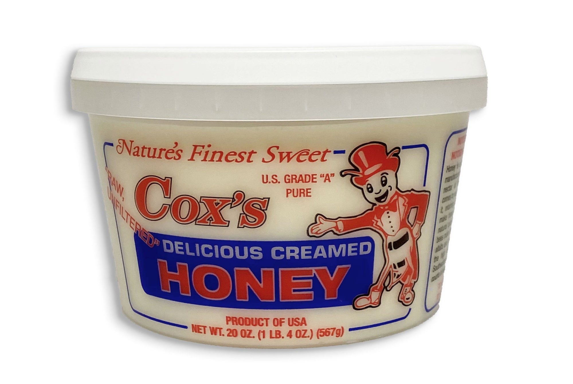 Cox Creamed Honey 20 oz