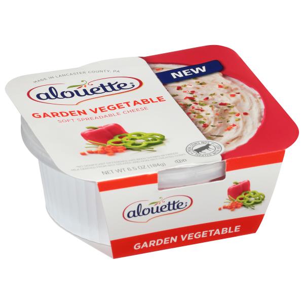 Alouette Garden Vegetable Spreadable Cheese 6.5 oz