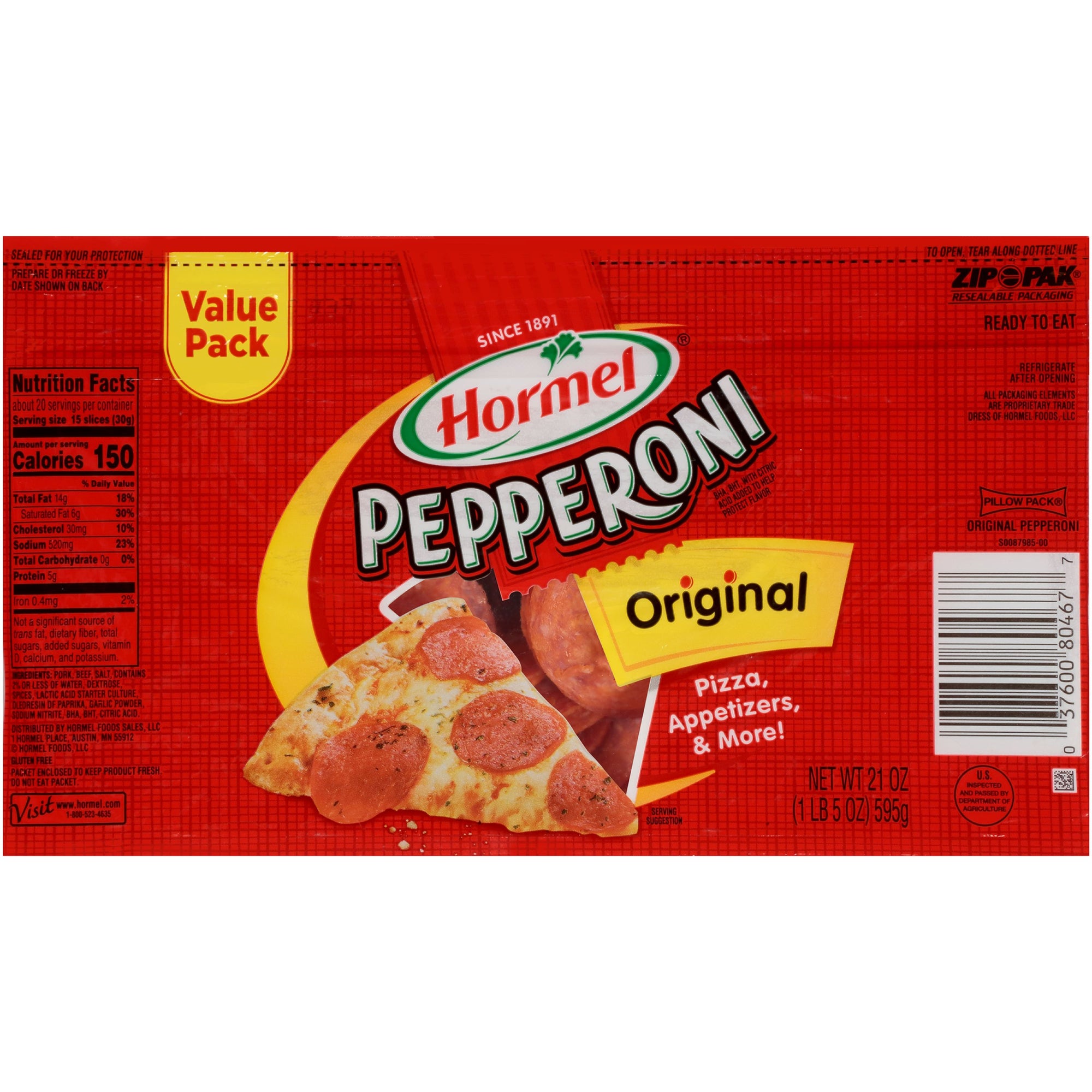 Hormel Pepperoni Original 21 oz.