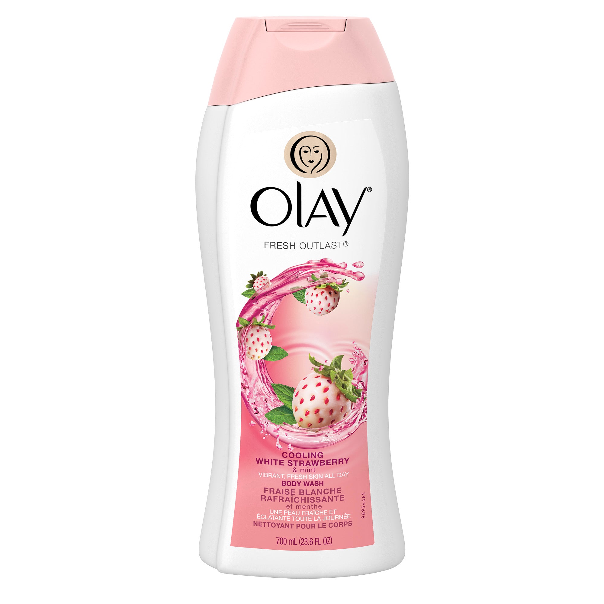 Olay Fresh Body Wash - 23.6 oz White Strawberry & mint