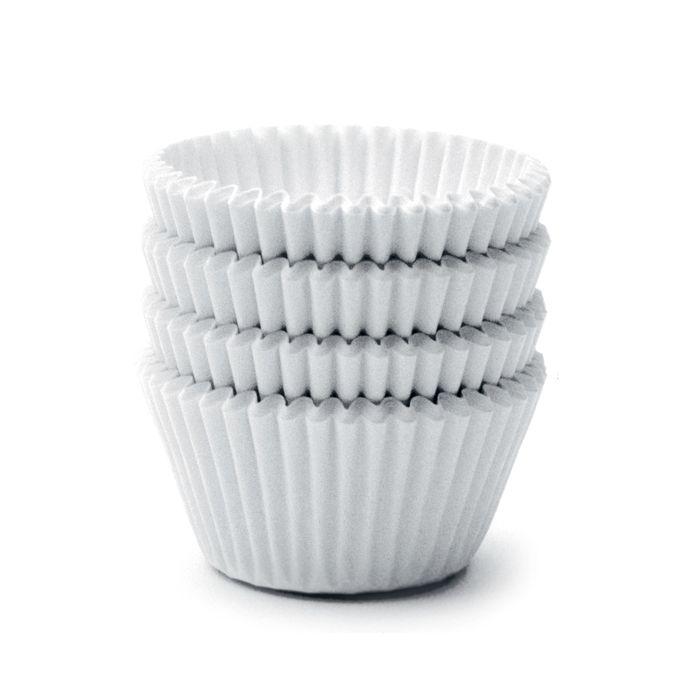 White Paper Baking Cups - 100/pk