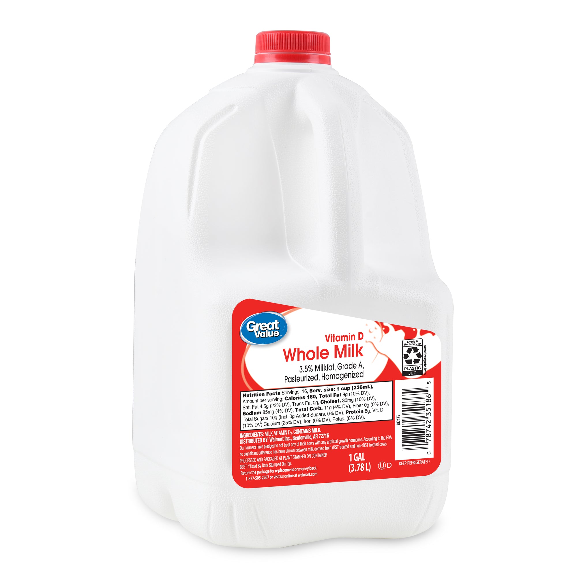 Milk Whole - Gallon - All Brands