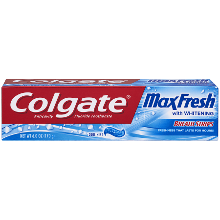 Colgate Max Fresh with Whitening Cool Mint 6 oz