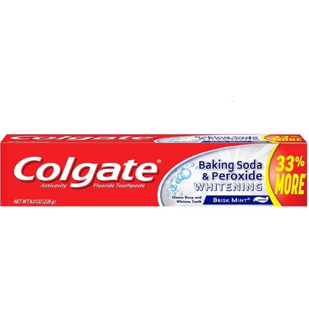 Colgate Baking Soda & Peroxide Toothpaste 8oz