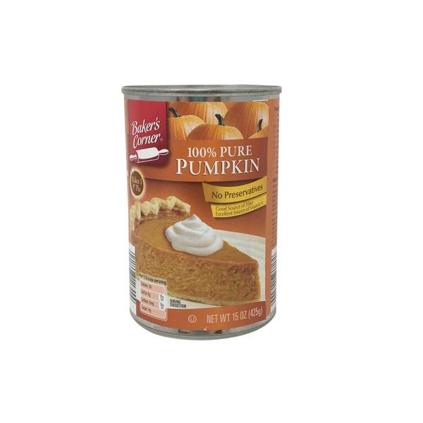 Bakers Choice Canned Pumpkin 15 oz