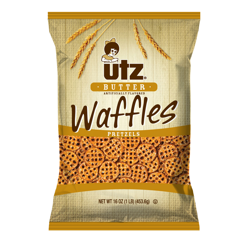 UTZ Butter Waffles Pretzels 16 oz