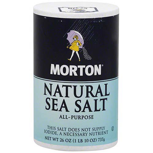 Morton Natural Sea Salt 26 oz