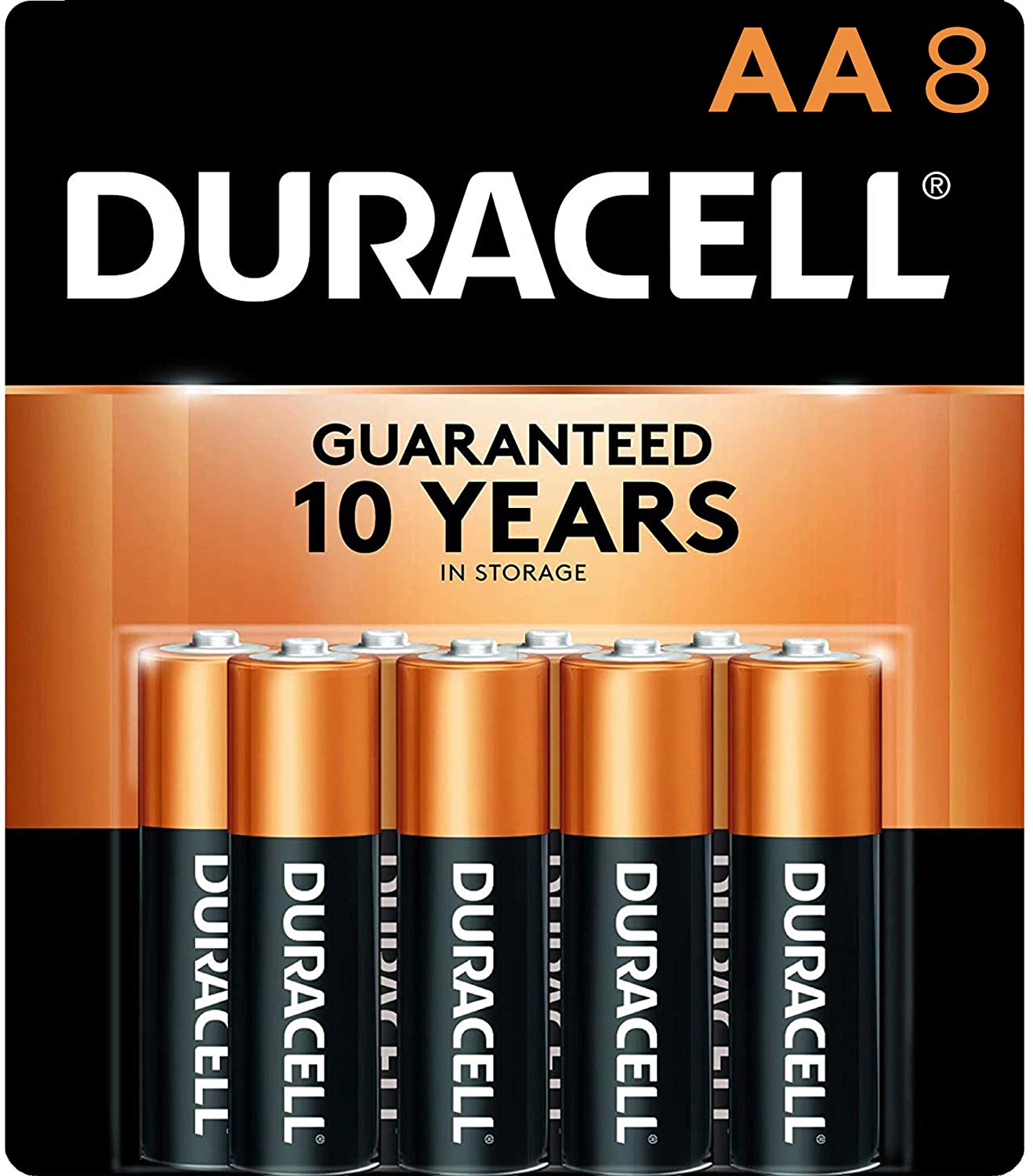 Duracell AA 8 pk batteries