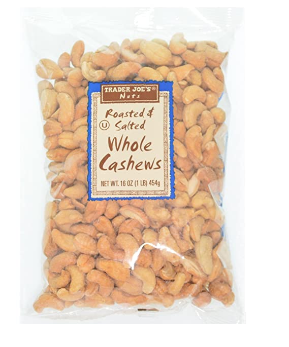 TJ Roasted & Salted Cashews 16 oz