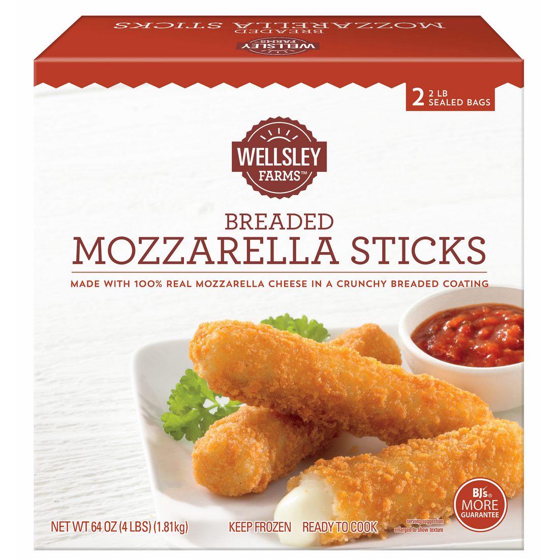 Wellsley Farms Breaded Mozzarella Sticks 2 lb