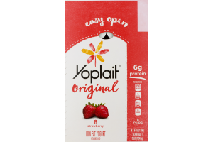 Yoplait Original Strawberry Yogurt 8 count