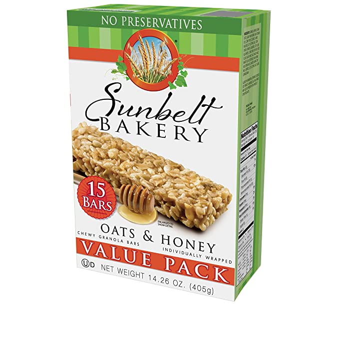 Sunbelt Bakery Oats & Honey Granola Bars 15ct