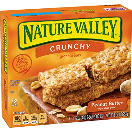 Nature Valley Crunch Bars Peanut Butter 6 ct