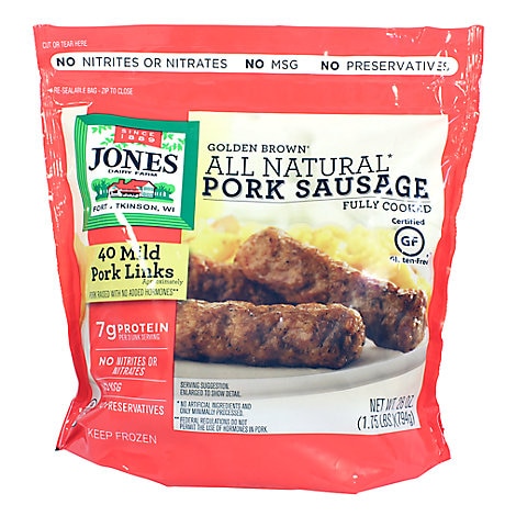 Jones Pork Sausage Mild Links 28oz