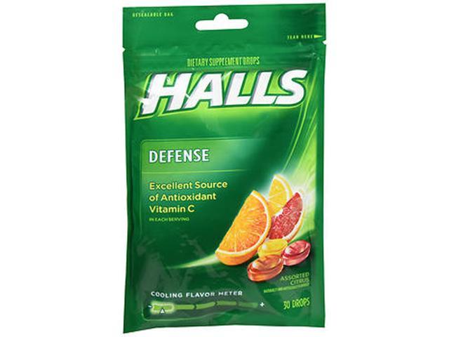 Halls Defense Citrus Drops 30ct