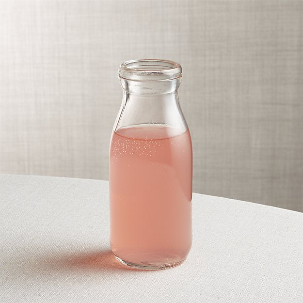 Crate & Barrel Glass Flask