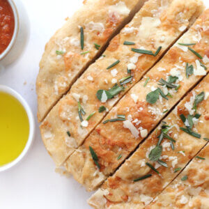 Sliced Asiago Focaccia Bread - FRESH