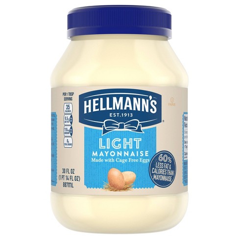 Hellmans Light Mayonnaise 30 oz