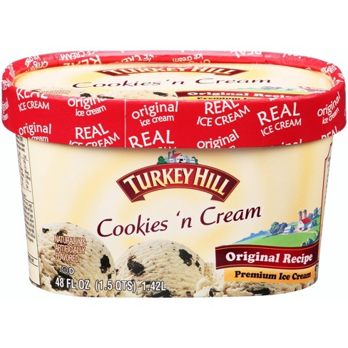 Turkey Hill Cookies 'n Cream Ice Cream - 48 oz