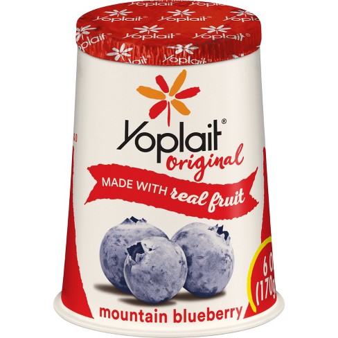 Yoplait Original Mountain Blueberry Yogurt 6 oz