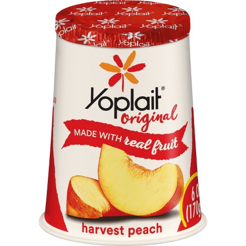 Yoplait Yogurt Harvest Peach 6oz