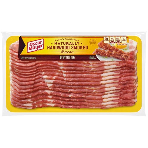 Bacon, Hardwood Smoked - 16 oz - All Brands