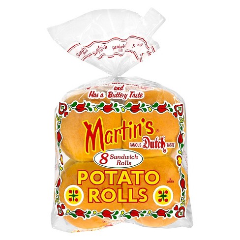 Martins Potato Rolls 8 ct Sandwich Size