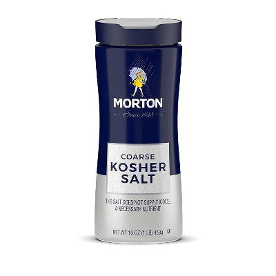 Morton Coarse Kosher Salt 16 oz