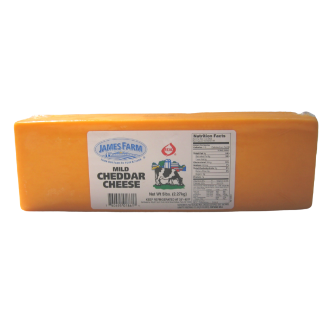 Yellow Mild Cheddar - 5 lbs