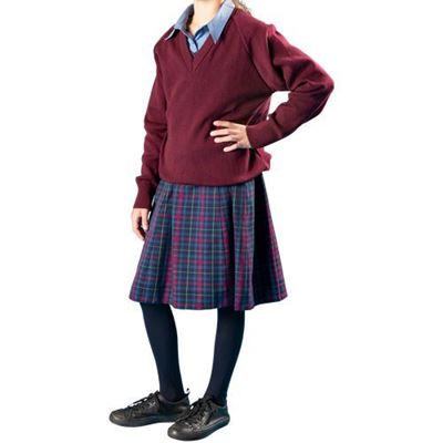 Pleated Skirt Tartan Junior Size 18