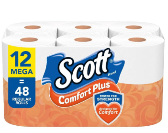 Scott Comfort Plus Bath Tissue-12ct