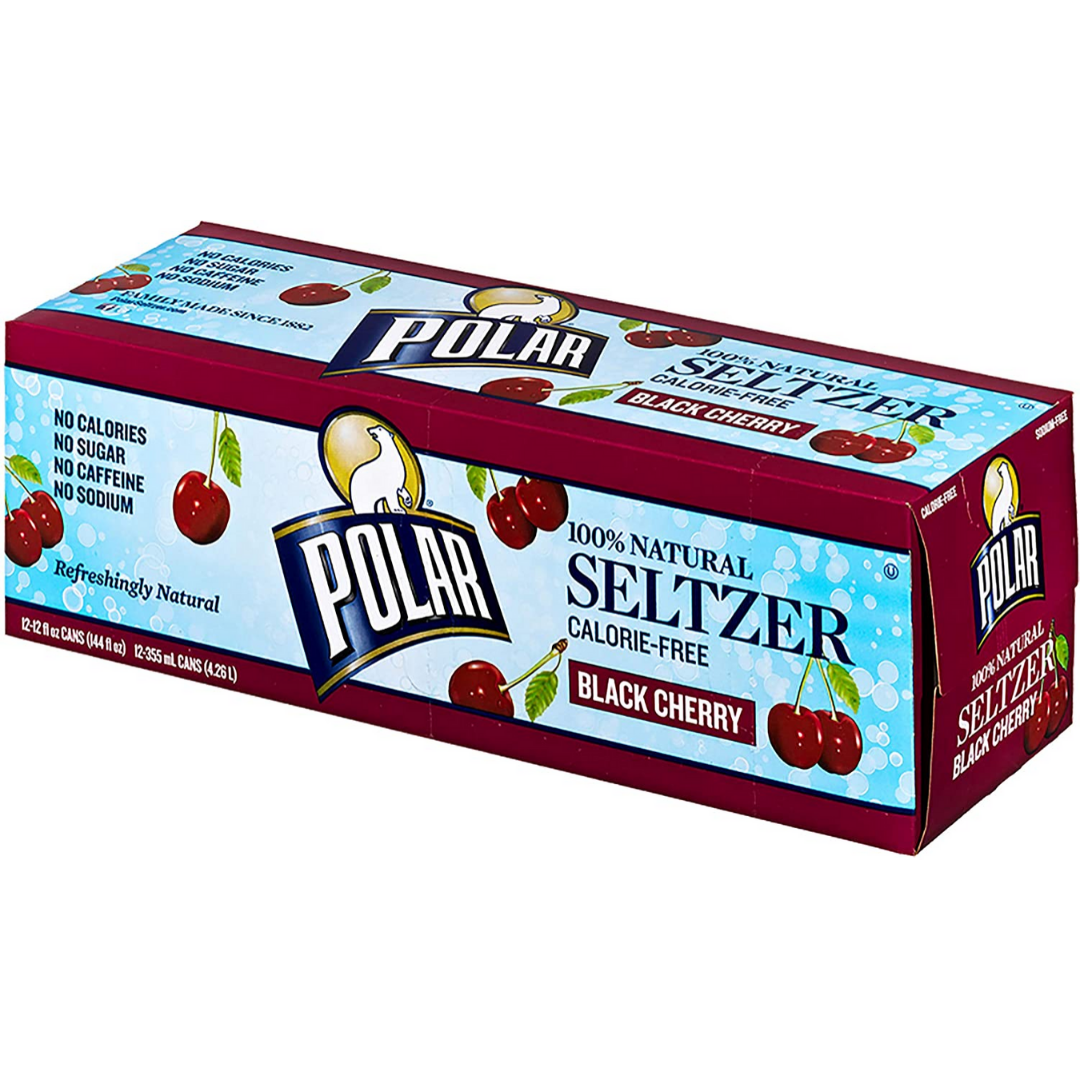 Polar Seltzer Black Cherry 12 pk