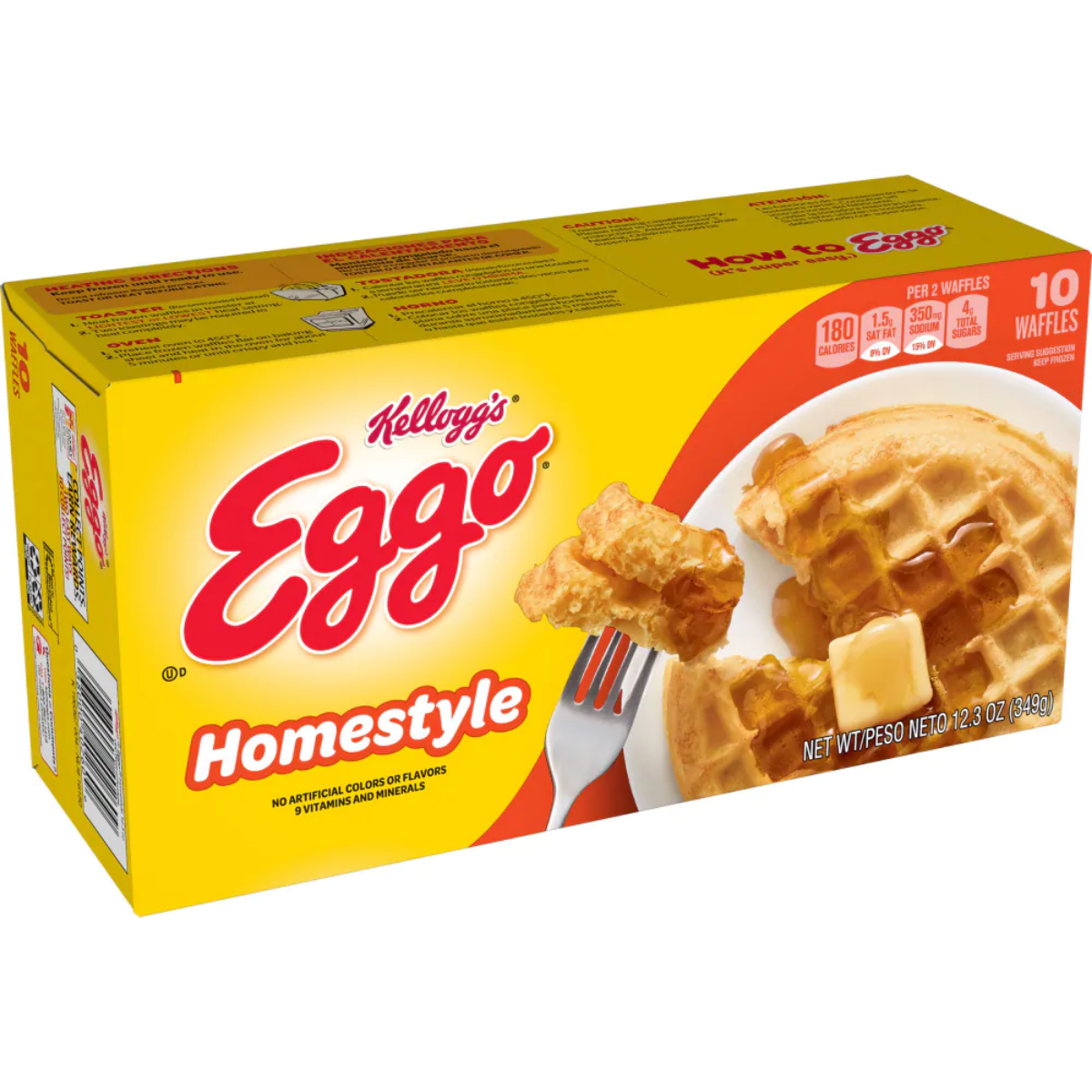 Eggo Homestyle Waffles 10 ct