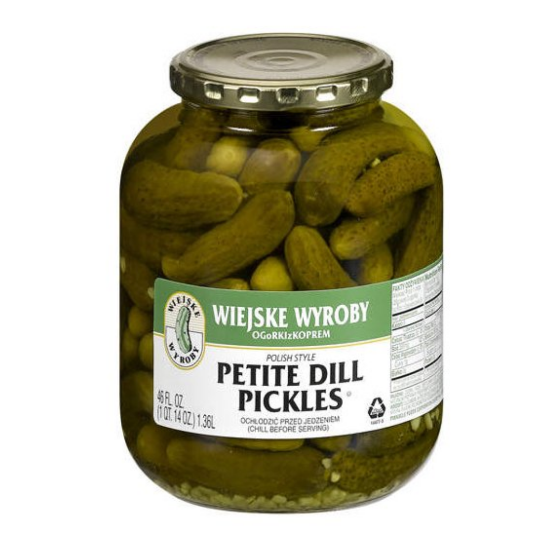 Wiejske Wyroby Petite Dill Pickles 46 oz