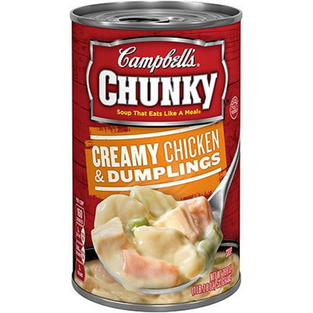 Campbells Chunky Creamy Chicken & Dumplings Soup 18.8 oz