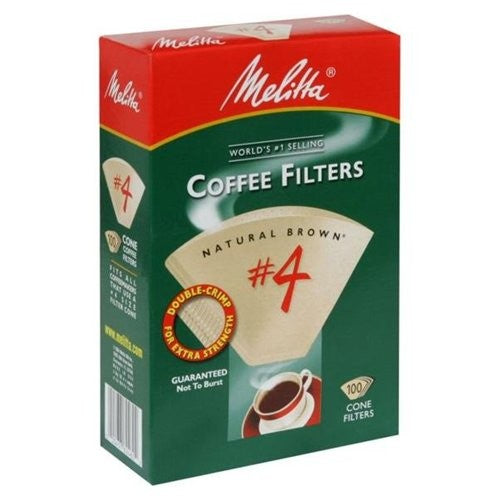 Melitta Coffee Filter Natural Brown 100pk