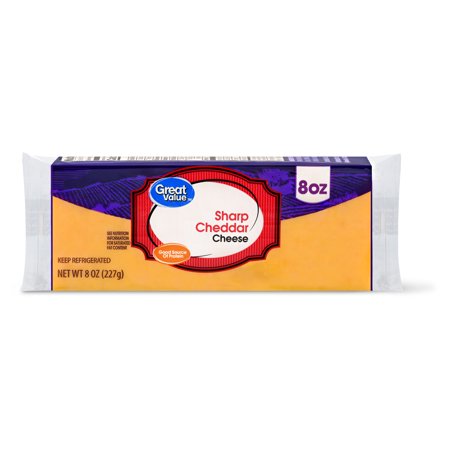 GV Yellow Sharp Cheddar Cheese 8 oz