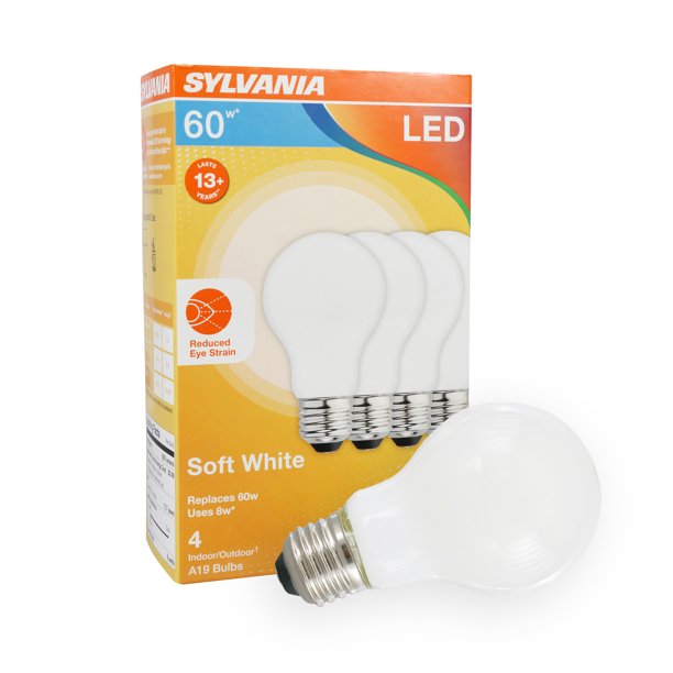 Sylvania LED Light Bulb 60w - 4 pk