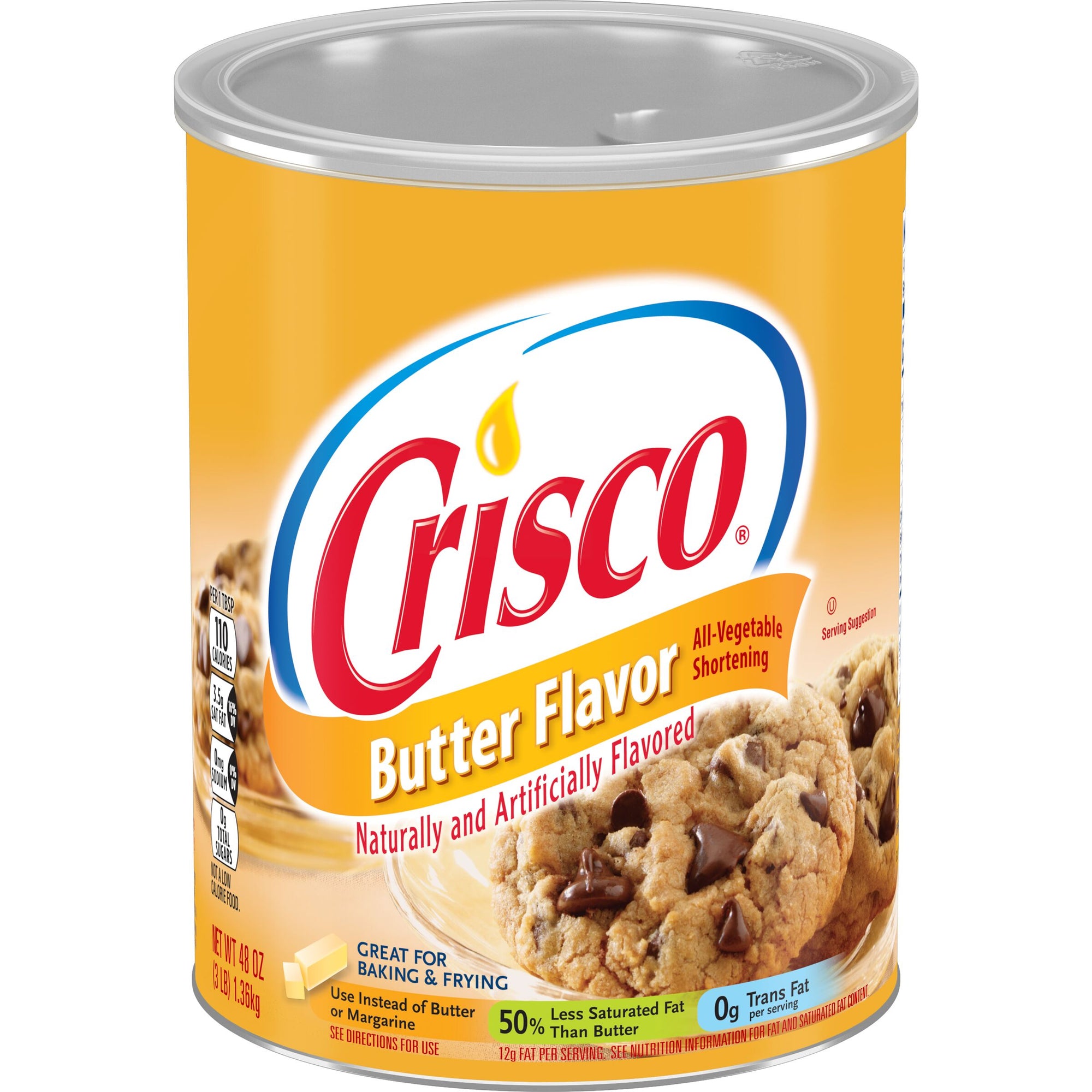 Crisco Butter Flavor Shortening 48 oz