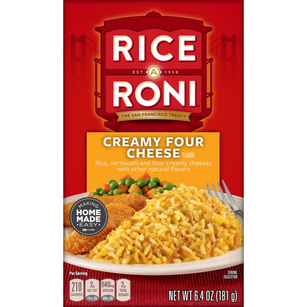 Rice a Roni Creamy Four Cheese 6.4 oz